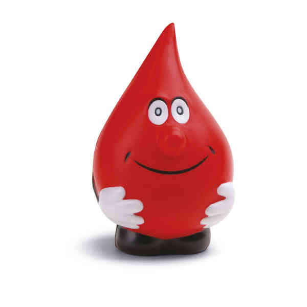 Antistres figurica u obliku kapljice krvi Reds  | Promotivni poslovni pokloni | Promopoint.hr