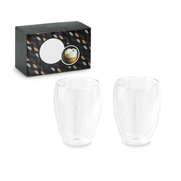 Set staklenih šalica Machiato | Promotivni poslovni pokloni | promopoint.hr