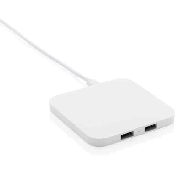 Promotivni wireless punjač 10W s USB utorom | Poslovni pokloni | Promopoint.hr
