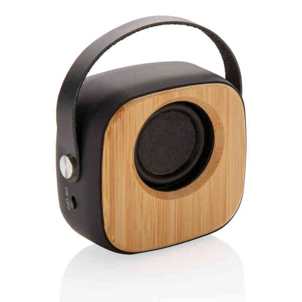 Bluetooth zvučnik od bambusa Fashion 3W | Bežični zvučnik | Promopoint.hr