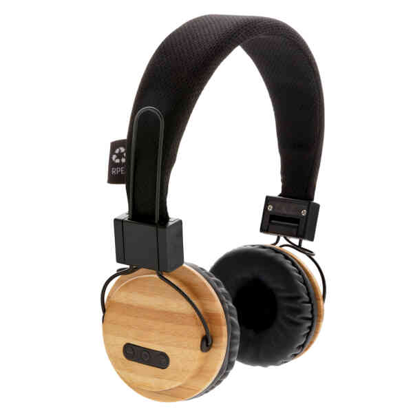 Promotivne eko wireless slušalice od bambusa | Eko poslovni pokloni | Promopoint.hr