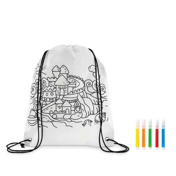 Promotivni dječji ruksak bojanka CARRYDRAW ⎹ Promotivni poslovni pokloni⎹ Promopoint.hr