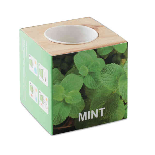 Posuda za biljke Menta | Eko poslovni pokloni | promopoint.hr