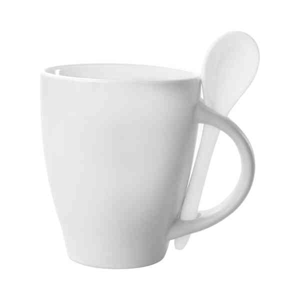 Šalica sa žlicom Spoon | Poslovni promo pokloni | promopoint.hr