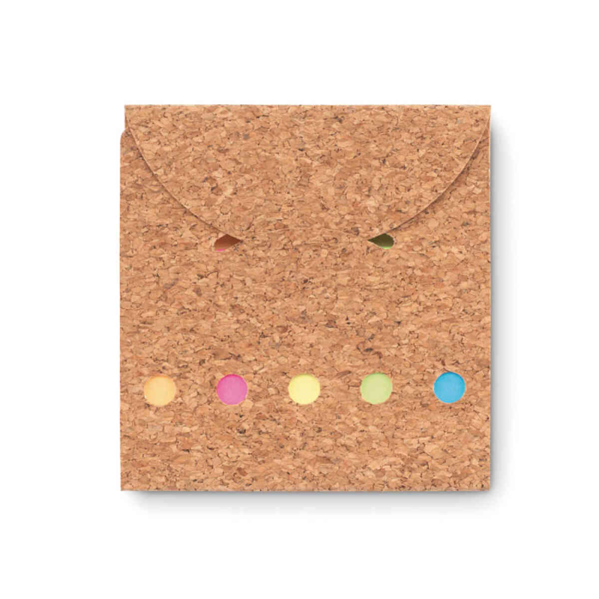 Reklamni blok od pluta s post-it papirićima FOLDCORK ⎹ Promotivni poslovni pokloni⎹ Promopoint.hr