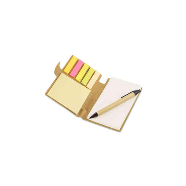 Reklamni eko mini notes s kemijskom olovkom MARRO | Promotivni poslovni pokloni | Promopoint.hr