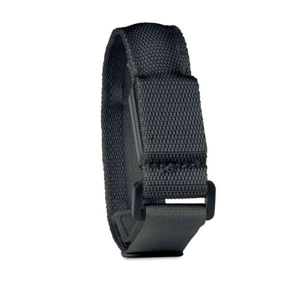 Promotivna svjetleca narukvica Flashstrap crna