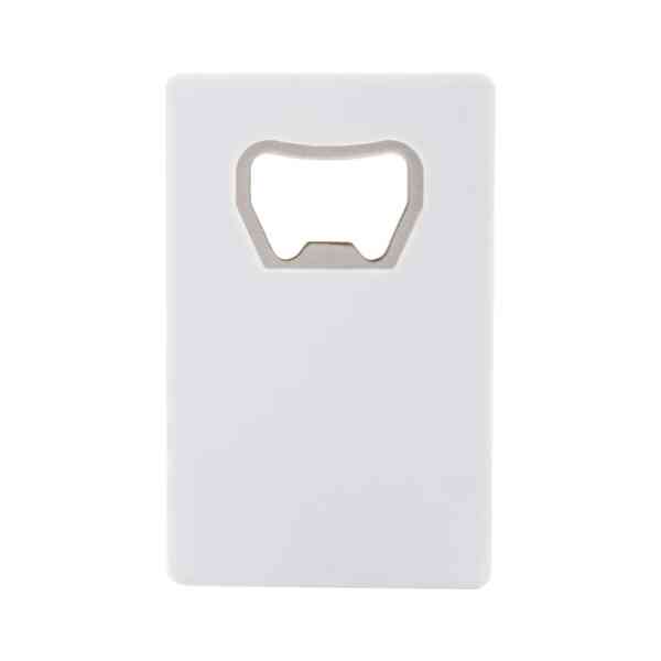 Swipe bottle opener