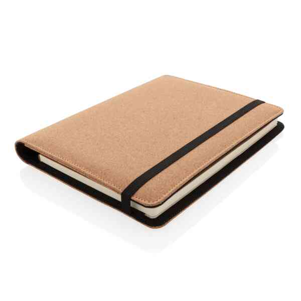 A5 portfolio od pluta s olovkom Deluxe | Originalni poslovni pokloni| Promopoint.hr