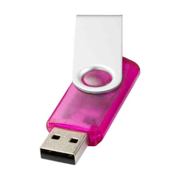 Rotirajući USB s prozirnim kućištem 2GB  | Poslovni promo pokloni | promopoint.hr