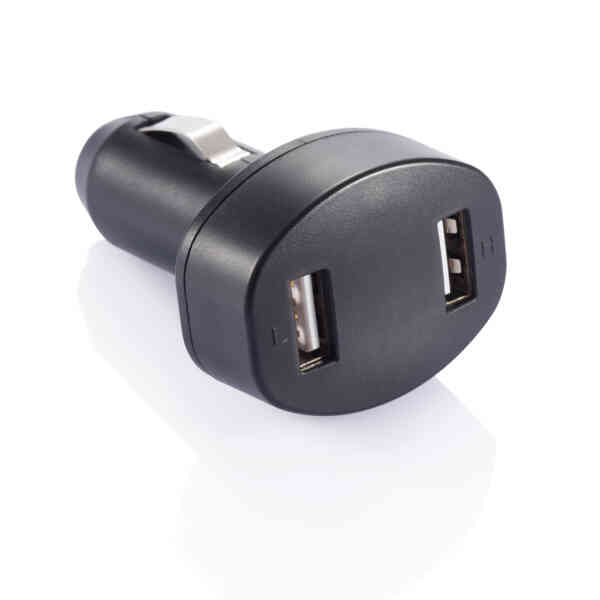 Dvostruki USB punjač za auto| Poslovni promo pokloni | promopoint.hr