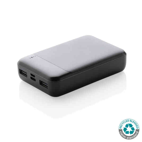 Powerbank od reciklirane plastike 10.000 mAh | Poslovni promo pokloni | promopoint.hr
