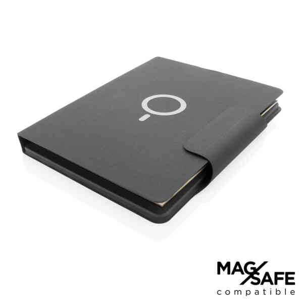 A4 portfolio Artic Magnetic sa 10W bežičnim punjačem | Poslovni promo pokloni | promopoint.hr