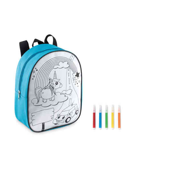 Dječji ruksak s flomasterima BACKSKETCHY