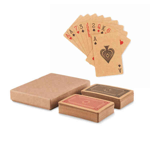 Set karata od recikliranog papira ARUBA DUO