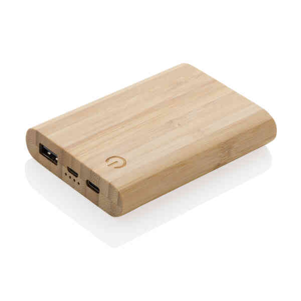 Powerbank od bambusa FSC® 5.000 mAh | Poslovni promo pokloni | promopoint.hr