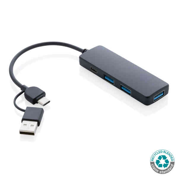RCS USB hub od reciklirane plastike  | Poslovni promo pokloni | promopoint.hr