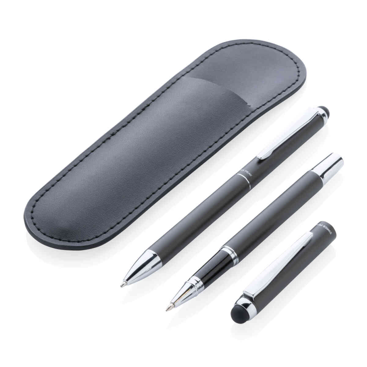 Swiss Peak deluxe set olovki u PU torbici | Poslovni promo pokloni | promopoint.hr