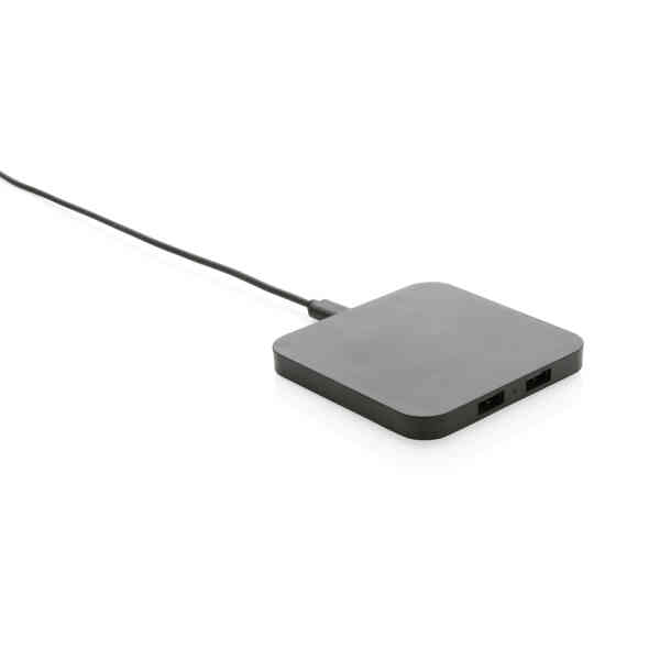 Bežični punjač 10W s USB priključcima | Poslovni promo pokloni | promopoint.hr