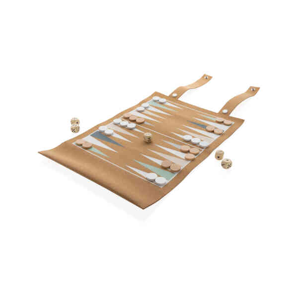 Britton plutani sklopivi set za igru backgammon i dame | Poslovni promo pokloni | promopoint.hr