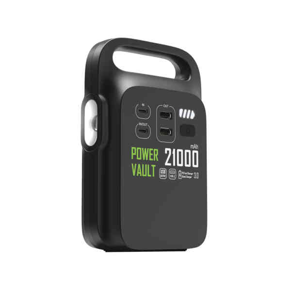 Power Vault RCS plastična prijenosna električna stanica od 21000 mAh | Poslovni promo pokloni | promopoint.hr