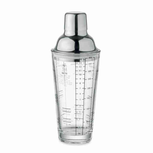 Stakleni shaker za koktele 400 ml