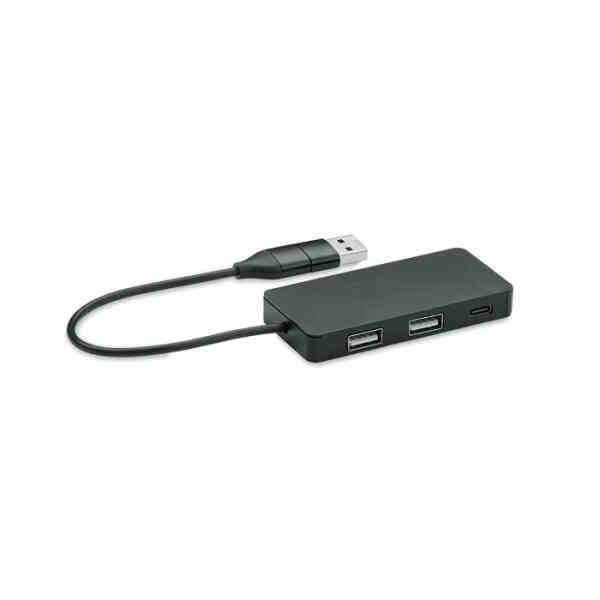 HUB-C USB čvorište s 3 priključka i kabelom od 20 cm