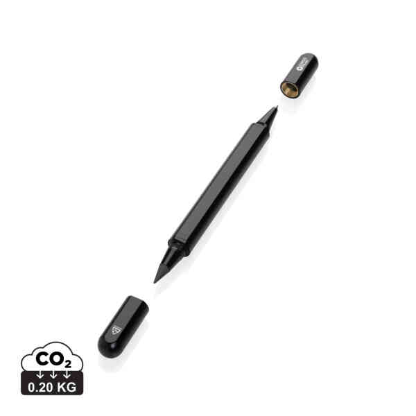 Swiss Peak Storm RCS olovka s dva vrha od recikliranog aluminija | Poslovni promo pokloni | promopoint.hr