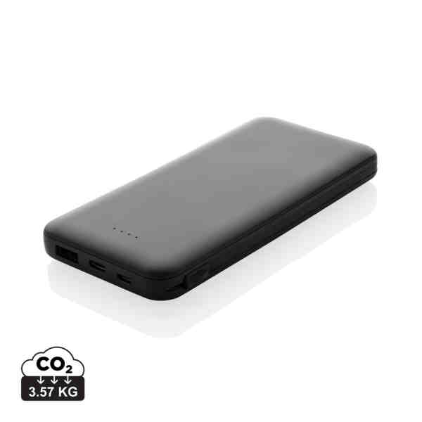 Lockhart RCS reciklirana plastika 10.000 s integriranim kabelima | Poslovni promo pokloni | promopoint.hr
