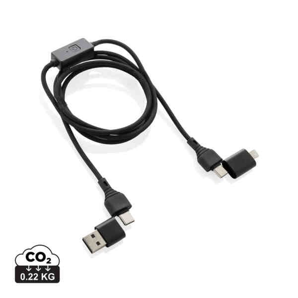 Datalock RCS reciklirani kabel za zaštitu od hakiranja od 60 W | Poslovni promo pokloni | promopoint.hr