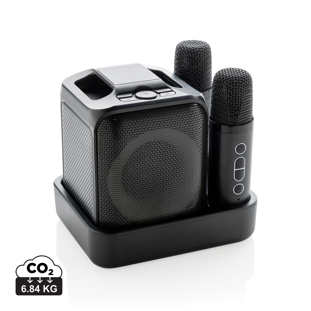 Singvibe RCS karaoke set od reciklirane plastike s dvostrukim mikrofonom | Poslovni promo pokloni | promopoint.hr Singvibe RCS karaoke set od reciklirane plastike s dvostrukim mikrofonom | Poslovni promo pokloni | promopoint.hr