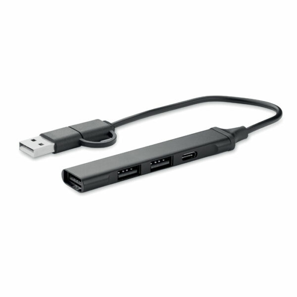 CURRENT USB hub s 4 priključka 19 cm | Poslovni promo pokloni | promopoint.hr