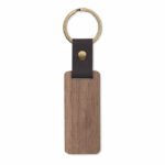 NAWKEY Privjesak za ključeve od orahovine i PU | Poslovni promo pokloni | promopoint.hr