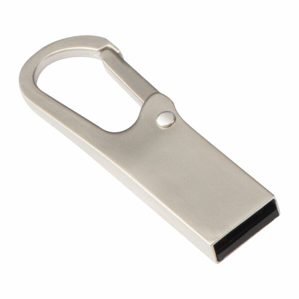 Metalni USB stick s karabinerom - 8GB | Poslovni promo pokloni | promopoint.hr