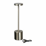 Stolna lampa od nehrđajućeg čelika s punjivom baterijom | Poslovni promo pokloni | promopoint.hr