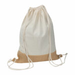 Torba za teretanu s dnom od jute 140 g/m² | Poslovni promo pokloni | promopoint.hr
