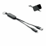 CABO Privjesak za kabel od recikliranog ABS-a od 60 W | Poslovni promo pokloni | promopoint.hr
