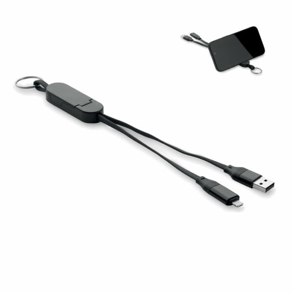 CABO Privjesak za kabel od recikliranog ABS-a od 60 W | Poslovni promo pokloni | promopoint.hr