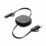 LINEA Kabel za punjenje od 60 W na uvlačenje | Poslovni promo pokloni | promopoint.hr