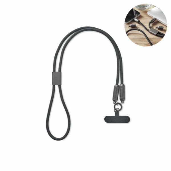 SHAKA Kabel s uzicom za držač telefona od 60 W | Poslovni promo pokloni | promopoint.hr