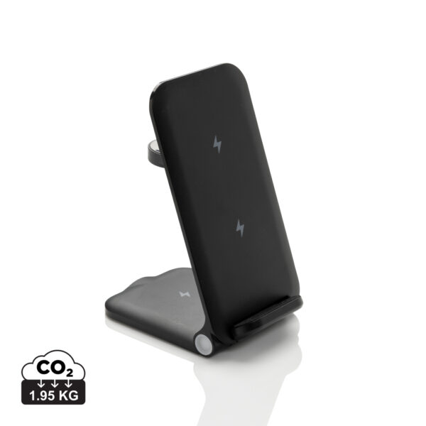 Powerpal 3 u 1 RCS punjač od 15 W od reciklirane plastike | Poslovni promo pokloni | promopoint.hr