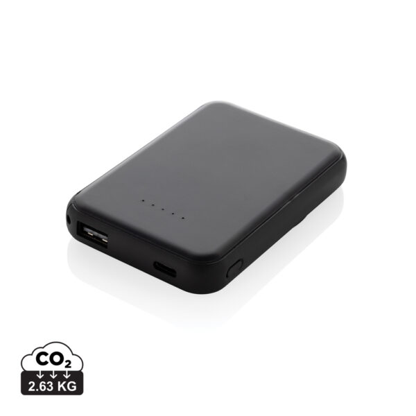 Stellar RCS magnetska baterija od reciklirane plastike 5000 mah 5 W | Poslovni promo pokloni | promopoint.hr
