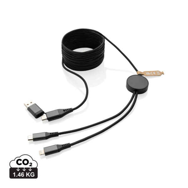 Terra RCS reciklirani PET kabel 4-u-1 od 3 metra | Poslovni promo pokloni | promopoint.hr