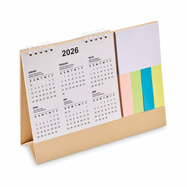 CALENDOO Stolni kalendar s blokom za bilješke | Poslovni promo pokloni | promopoint.hr