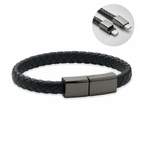 FAULETI CHARGE Pleteni kabel za narukvicu tipa C | Poslovni promo pokloni | promopoint.hr