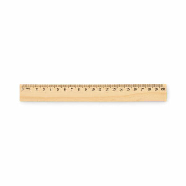 RULER20 Drveno ravnalo 20 cm | Poslovni promo pokloni | promopoint.hr