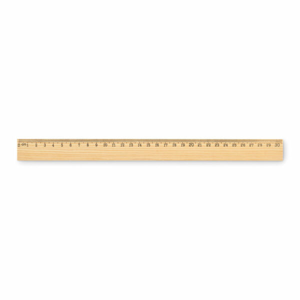 RULER30 Drveno ravnalo 30 cm | Poslovni promo pokloni | promopoint.hr