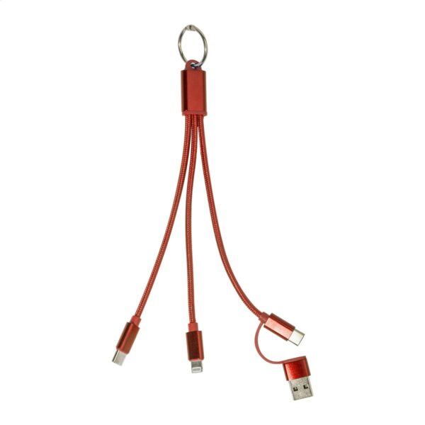 Rafob USB kabel za punjenje s privjeskom za ključeve | Poslovni promo pokloni | promopoint.hr