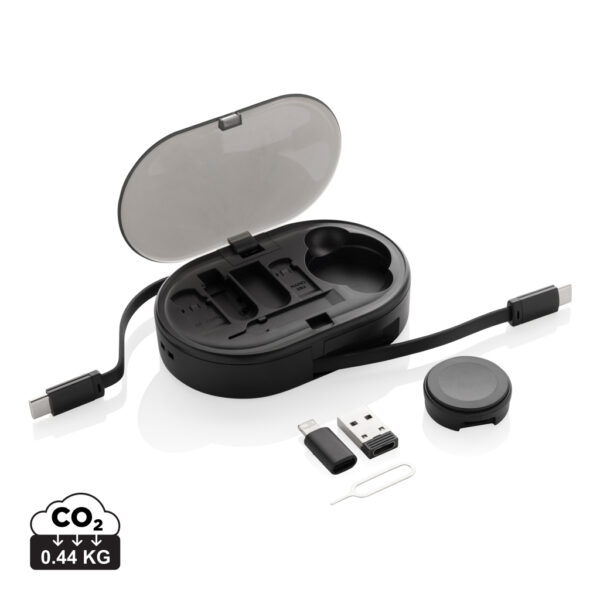 Chargevix RCS plastični višenamjenski set za punjenje od 60 W | Poslovni promo pokloni | promopoint.hr