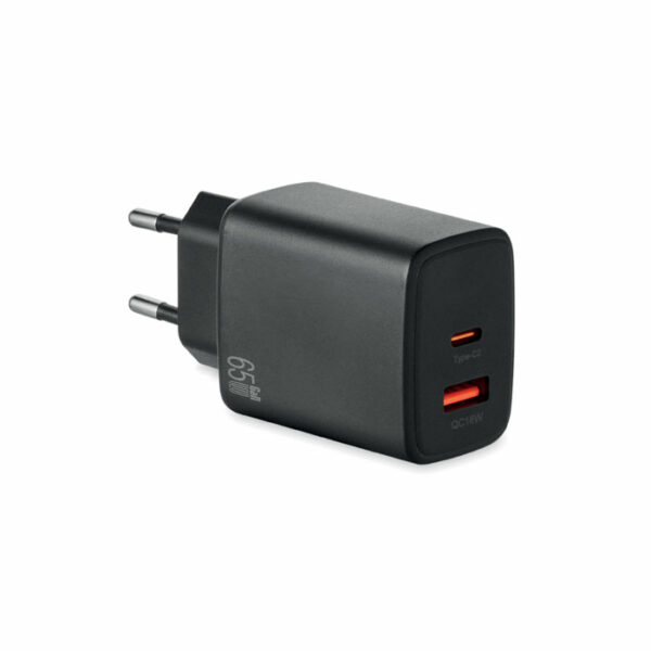 EXTEN EU 2-polni zidni adapter/punjač | Poslovni promo pokloni | promopoint.hr